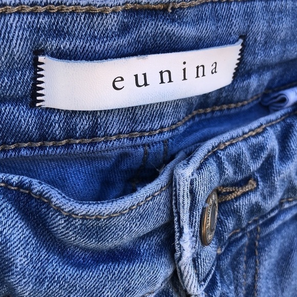 EUNINA LOW RISE DISTRESSED SKINNY ANKLE JEANS | SIZE 7 - Picture 3 of 7